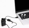Звуковой USB-адаптер/переходник длина кабеля 15 мм BOYA EA2L с микрофона на USB (USB to 3.5mm Audio & Mic Adapter) есть порт для наушников