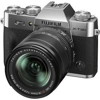 Цифровой фотоаппарат Fujifilm X-T30 II kit (18-55mm f/2.8-4 R LM OIS) Silver