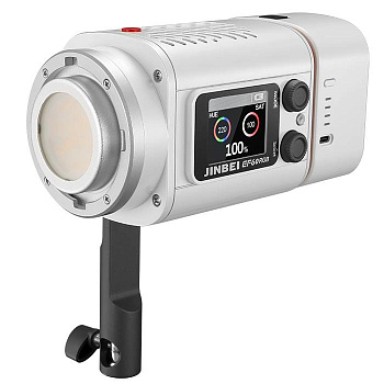 Профессиональный источник постоянного света JINBEI EF-60 RGB LED Light (2000-10000К, при 5500К: 30000 Lux (0.5м) с рефлектором, Ra>95, TLCI>97) Grey Рефлектор в комплекте + Zoom Canister + Батарея + Сумка для транспортировки