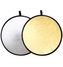 Лайт-диск двухцветный JINBEI 110см (серебристый-золотой)