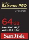 Сверхвысокоскоростная карта памяти SanDisk Extreme Pro® CFexpress® Card Type B, 64GB, RAW 4К (SDCFE-064G-GN4NN) R1500/W800
