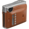 Моментальный фотоаппарат Fujifilm Instax mini 90 Neo Classic Brown (в комплекте кожаный ремешок для камеры, литиевый аккумулятор NP-45S и зарядное устройство)