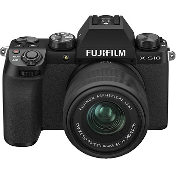 Цифровой фотоаппарат Fujifilm X-S10 kit (15-45mm f/3.5-5.6 OIS PZ) Black