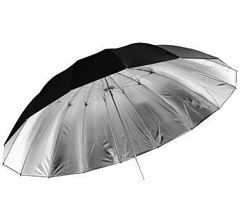 Зонт JINBEI Professional 180 см (74 дм) чёрно-серебристый