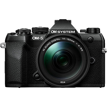 Цифровой фотоаппарат OM SYSTEM / Olympus OM-5 Mark II Kit (M.Zuiko Digital ED 14-150mm f/4-5.6 II) Black
