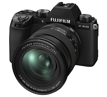 Цифровой фотоаппарат Fujifilm X-S10 kit (16-80mm f/4 R OIS WR) Black