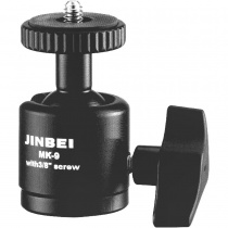 Крепление с шаровой головой Jinbei MK-9 Head Mount (предназначено для установки фотоаппаратов, креплений для смартфона, светодиодных панелей, RGB ламп и других совместимых устройств на штатив или стойку)