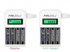 Зарядное устройство Palo NC-01 Super Quick Charger для Ni-MH, Ni-Cd аккумуляторов типа AA, AAA (белый) 