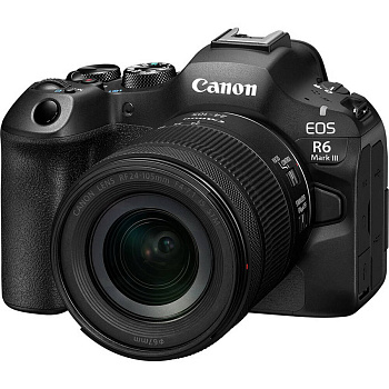 Цифровой фотоаппарат Canon EOS R6 Mark III Kit (RF 24-105mm f/4-7.1 IS STM) Гарантия 2 года