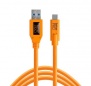 Кабель Tether Tools TetherPro с USB 3.0 на USB-C, 15' (4,6м), (CUC3215-ORG) Orange