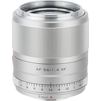 Объектив Viltrox AF 56mm f/1.4 (для камер Fujifilm X) Silver