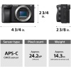 Цифровой фотоаппарат Sony Alpha a6400 Body (ILCE-6400) Black Rus