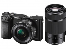 Цифровой фотоаппарат Sony Alpha a6000 kit2 (16-50mm f/3.5-5.6 + 55-210mm f/4.5-6.3) ILCE-6000YB Black