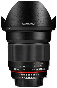 Неавтофокусный объектив Samyang 16mm F2.0 ED AS UMC CS Canon EF