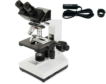Микроскоп Celestron LABS CB2000C Trinocular + Цифровая камера Celestron для микроскопа 2 Мп