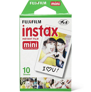 Пленка Fujifilm instax mini Instant Film (10 штук в упаковке) подходит для фотокамер и принтеров instax mini