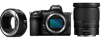 Цифровой фотоаппарат Nikon Z5 Kit (Nikkor Z 24-70mm f/4 S) + FTZ II Adapter (Multi-language, Russian)