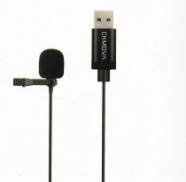 Конденсаторный микрофон CKMOVA LUM2 USB Lavalier Microphone для ПК и Mac Book with USB-A port