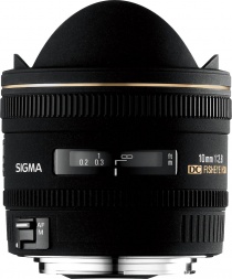 Объектив Sigma 10mm f/2.8 EX DC Fisheye Canon