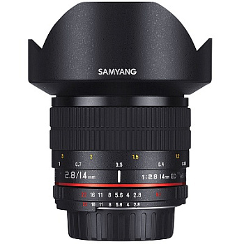 Неавтофокусный объектив Samyang 14mm f/2.8 ED AS IF UMC Aspherical Canon AE (с подтверждением фокусировки)