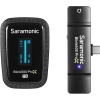 Беспроводной микрофон петличка Saramonic Blink500 ProX B5 (1 приемник RXUC + 1 передатчик TX + переносной кейс-зарядка) с разъемом USB-C для фотокамер, смартфонов, компьютеров и других совместимых устройств
