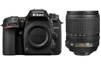 Цифровой фотоаппарат Nikon D7500 kit (Nikkor 18-105mm f/3.5-5.6G VR AF-S DX)