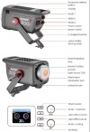 Профессиональный источник постоянного света Jinbei/Joylight JL-300C RGB (2000К ~ 10 000К, при 5500K&6500K: 11000 Lux (1м) без рефлектора, Ra> 95, TLCI> 93, SSI> 86) Рефлектор в комплекте