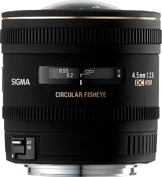 Объектив Sigma 4.5mm f/2.8 EX DC HSM fisheye Nikon