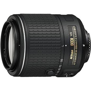 Объектив Nikon AF-S 55-200 f/4–5.6G ED VR II DX