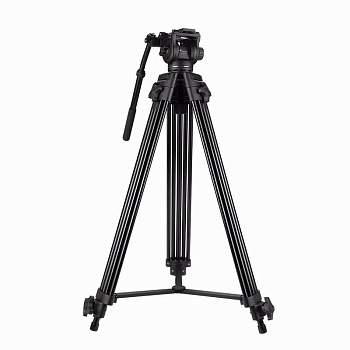 Профессиональный штатив для видеосъемки Weifeng WF-617 + видеоголова