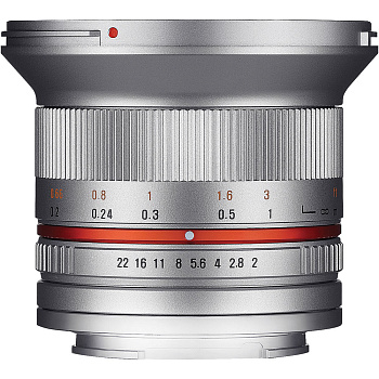 Неавтофокусный объектив Samyang 12mm F/2.0 ED AS NCS CS Sony E (NEX) Silver