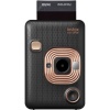 Подарочный набор Fujifilm Instax mini LiPlay Elegant Black Bundle Hard (моментальный фотоаппарат + чехол + шнурок) -  печатает фотокарточку со звуком, звук сохраняется на QR-коде и воспроизводится с помощью любого смартфона