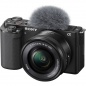 Камера Sony ZV-E10 kit 16-50mm f/3.5-5.6 OSS для ведения видеоблога (ZV-E10L/B) Black (Multi-language, Russian) Гарантия 2 года