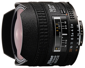 Объектив Nikon AF 16mm f/2.8D Fisheye-Nikkor
