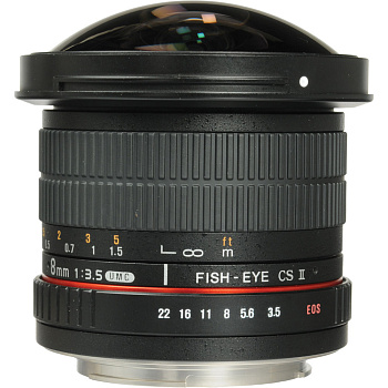 Неавтофокусный объектив Samyang 8mm f/3.5 Fisheye UMC II Nikon AE