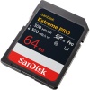 Высокоскоростная карта памяти SDXC SanDisk Extreme Pro 64GB UHS-II Card U3, V90, VIDEO 8K (SDSDXDM-064G-GN4IN) R300/W300