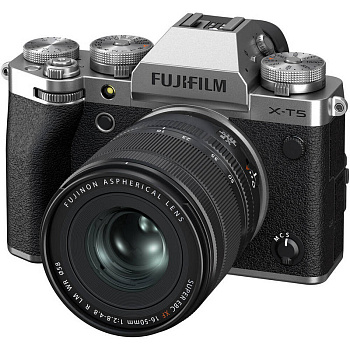 Цифровой фотоаппарат Fujifilm X-T5 kit (XF 16-50mm f/2.8-4.8 R LM WR) Silver