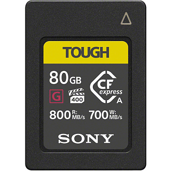 Карта памяти Sony CFexpress Type А TOUGH CEA-G 80GB (Sony CEA-G80T) R800MB/S, W700MB/S