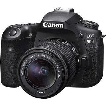 Цифровой фотоаппарат Canon EOS 90D Kit (EF-S 18-55mm f/3.5-5.6 IS STM)