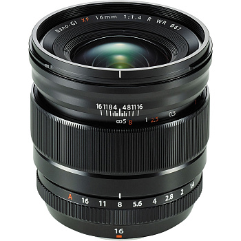Объектив Fujifilm XF 16mm f/1.4 R WR