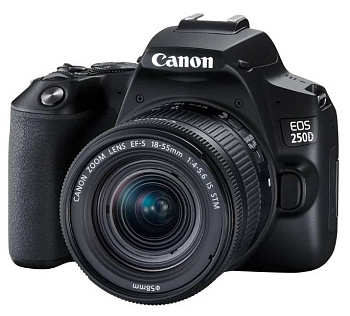 Цифровой фотоаппарат Canon EOS 250D Kit (EF-S 18-55mm f/4-5.6 IS STM) Black