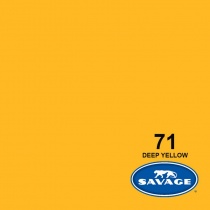 Фон бумажный Savage Deep Yellow (насыщенный желтый) 2,72x11 м