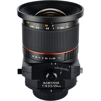 Неавтофокусный объектив Samyang T-S 24mm f/3.5 ED AS UMC Nikon F