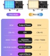 Светодиодная RGB-панель для фото/видео Jinbei P80 RGB Color LED Panel Light с регулируемой цветовой температурой 2000°K-7500°K (80Вт, при 7500K: 36000 Lux (0,5м) без диффузора, световые эффекты: 20шт)