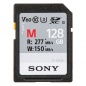 Карта памяти SDXC Sony SF-M 128Gb, UHS-II, V60, C10, U3 (SF-M128/T2) R277MB/S, W150MB/S