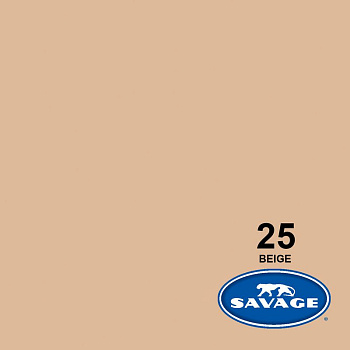 Фон бумажный Savage Beige (бежевый) 2,72x11 м