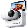 Сверхкомпактная экшн-камера со стабилизацией Insta360 GO 3S 4K Arctic White (64GB, вес 97гр, 2,2-дюймовый откидной сенсорный экран)