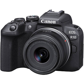Цифровой фотоаппарат Canon EOS R10 kit (RF-S 18–45mm f/4.5–6.3 IS STM)