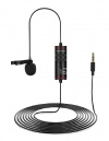Универсальный петличный всенаправленный конденсаторный микрофон CKMOVA LCM3 для смартфонов, цифровых зеркальных фотокамер, аудиомагнитофонов и ПК