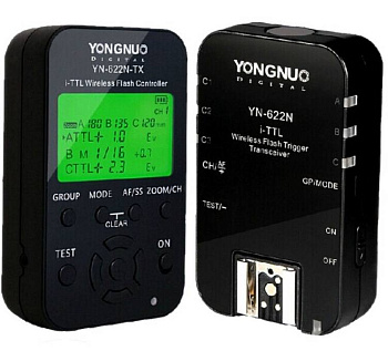 Радиосинхронизатор TTL Yongnuo YN-622N+YN-622N-TX для Nikon (комплект)